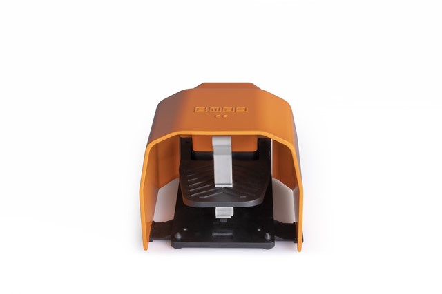 PDK Series Metal Protection 1NO+1NC with Hole for Metal Bar Single Orange Plastic Foot Switch
